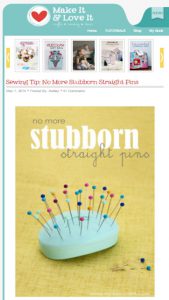 No More Stubborn Straight Pins