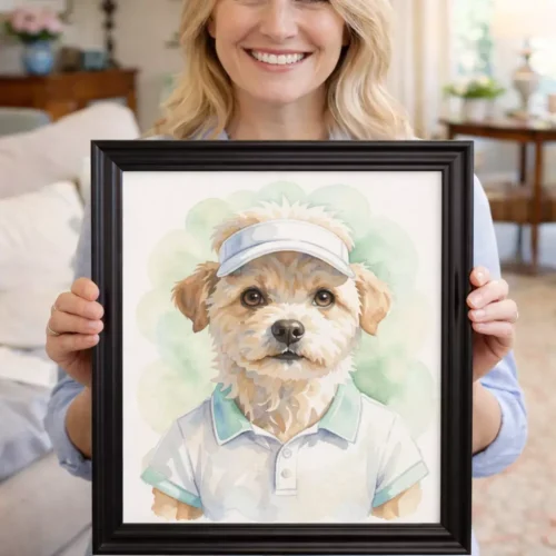 ChatGPT Image Feb 25, 2026, 01_23_37 PM Custom Dog Watercolor Painting, Pet Portrait from Photo, Unique Wall Art Gift. Pet Memorial, Customized Dog Portrait. Personalized Gifts