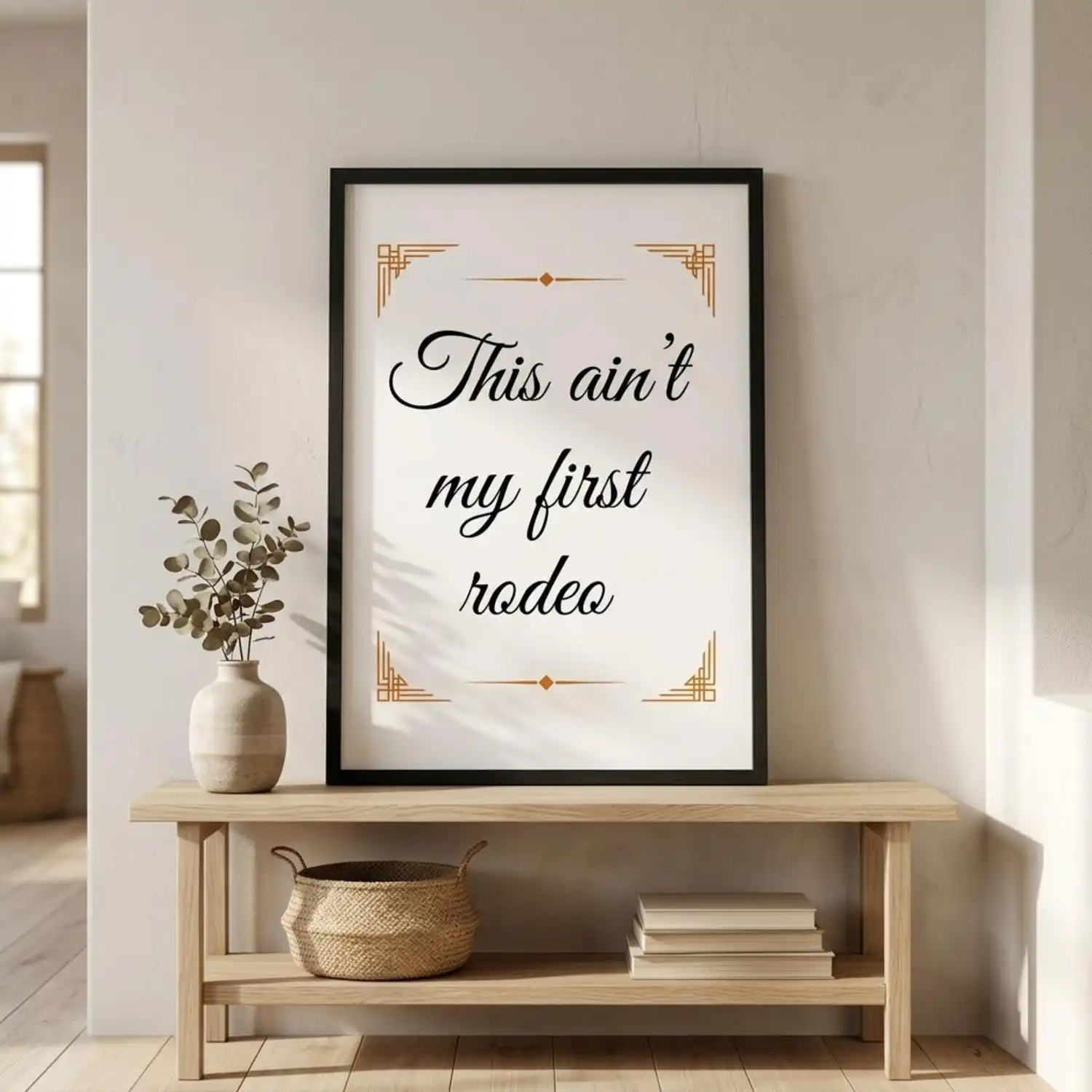 Farmhouse Wall Art. Western Gift. Modern Farmhouse Wall Decor. Rustic Home Decor.