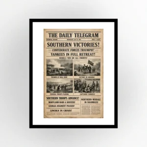 Alternate American History Print. Modern Farmhouse Wall Decor. Rustic Home Decor.