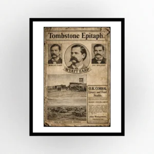 Ok Corral Print. Modern Farmhouse Wall Decor. Rustic Home Decor.