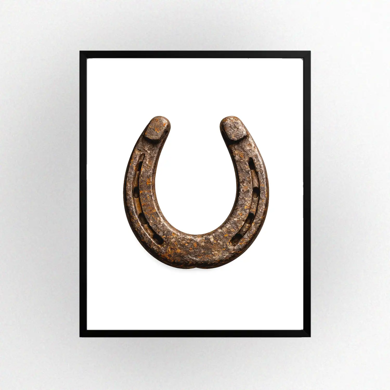 Horseshoe Print. Western Gift. Modern Farmhouse Wall Decor