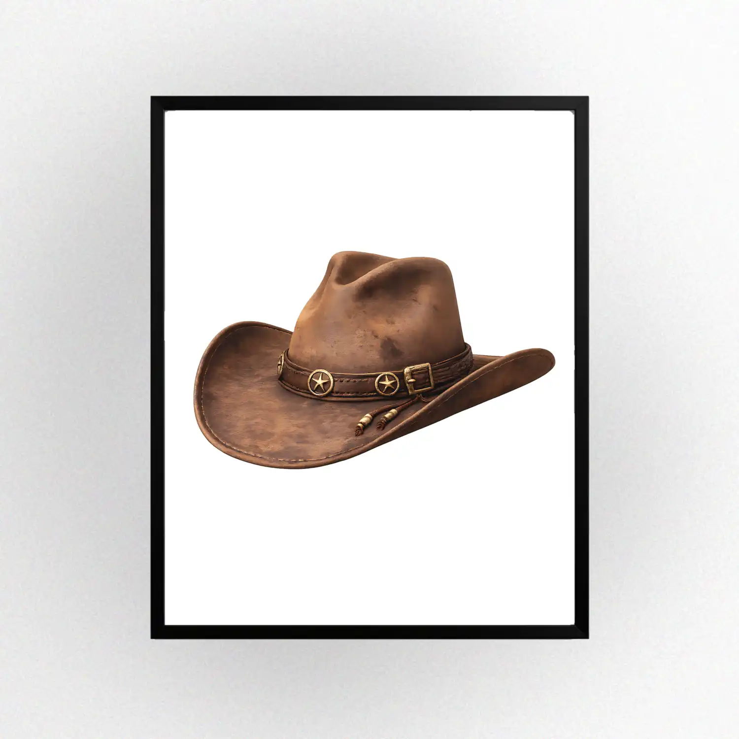 Cowboy Hat Print. Western Gift. Modern Farmhouse Wall Decor